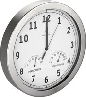 BonVIVO Zegar Ścienny, Analogowy, Nowoczesny - Biały, 30,5x30,5 cm