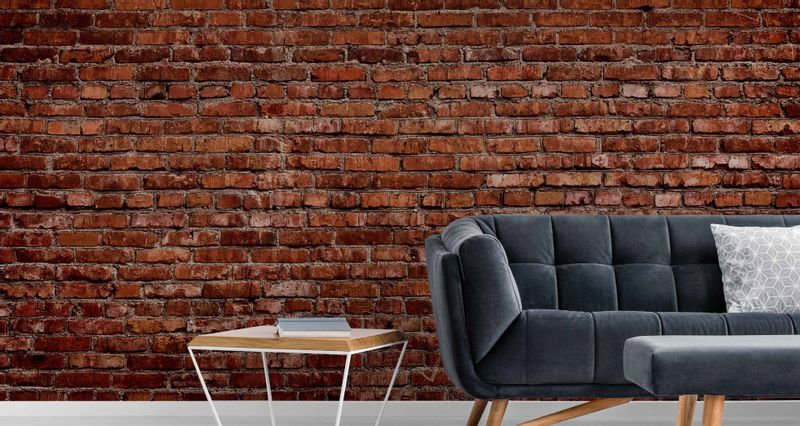 Fototapeta Czerwony Mur CEGŁA Efekt 3D 90cm x 60cm zdjęcie 4