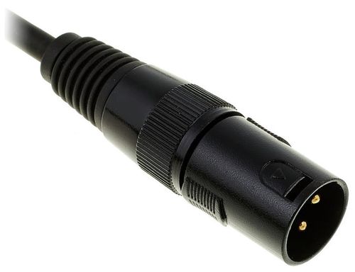 Kabel przewód DMX do świateł oświetlenia XLR XLR 2 m 110 Ohm 3 pin Czarny na Arena.pl