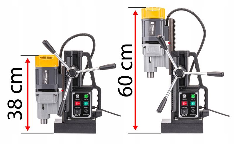 Wiertarka MAGNETYCZNA Gwintarka 2100W 50mm MT3 MT2 PM-WM-2100T zdjęcie 6