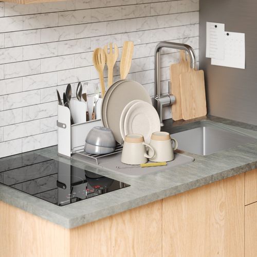 Ociekacz do naczyń Sling biały/szary na Arena.pl