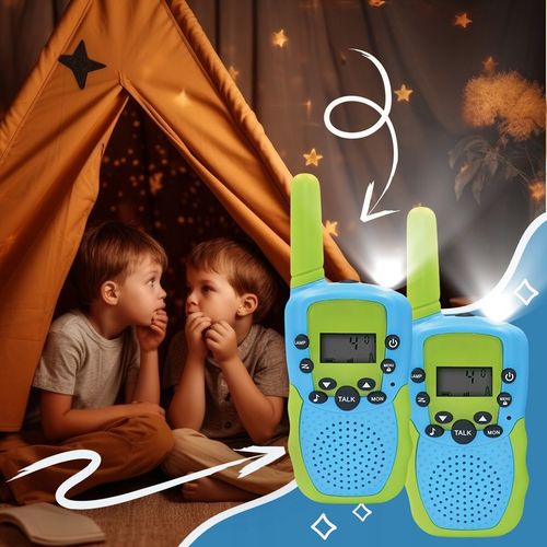 Walkie talkie dla dzieci duży zasięg zestaw 2szt krótkofalówka Łoki Toki na Arena.pl