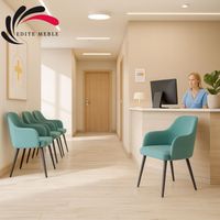 Krzesło Tapicerowane Premium KL-9 Miętowy Piano 09