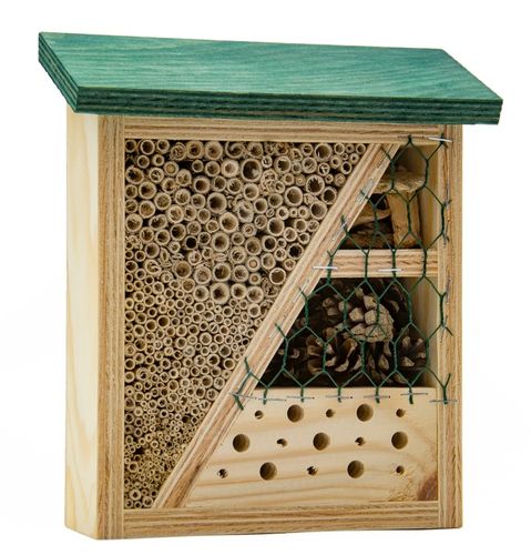 DOMEK DLA OWADÓW DREWNIANY budka HOTEL dla PSZCZÓŁ MURARKA motyli XL na Arena.pl