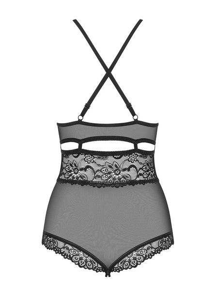 838-Ted-1 Body Otwarte Czarne S/M zdjęcie 9