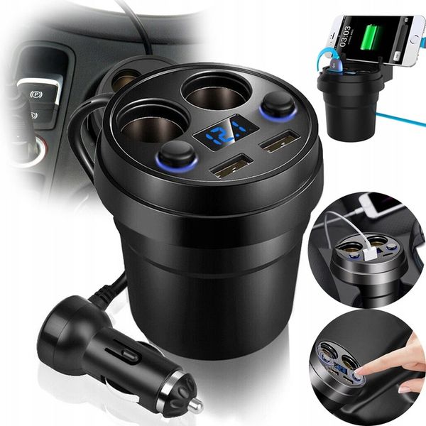 ADAPTER ŁADOWARKI SAMOCHODOWEJ, ROZDZIELACZ ZAPALNICZKI SAMOCHODOWEJ zdjęcie 2