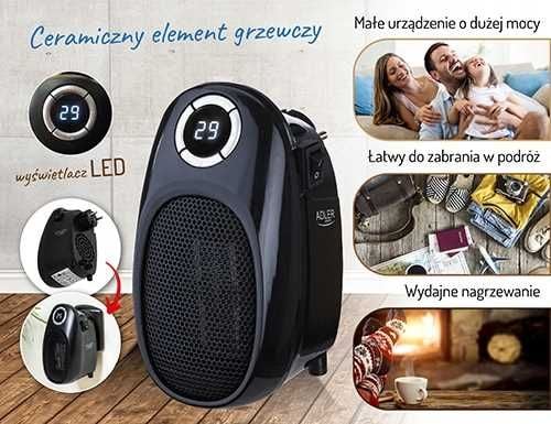 termowentylator - easy heater 1500w adler ad 7726 na Arena.pl