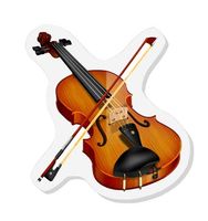 Topper toper z masy cukrowej na tort skrzypce DIY