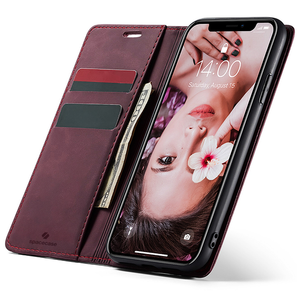 Spacecase Wallet Iphone Xr Red zdjęcie 1