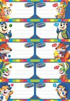 NAKLEJKI NA ZESZYTY BAMBINO STANDARD zgrz.-20 ark