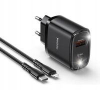 Yesido ładowarka sieciowa YC52 PD 30W QC USB-A+C +iP + Kabel 27W Type-C - L