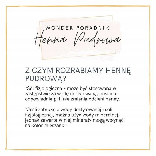 Henna w proszku pudrowa dark brown Brow Henna na Arena.pl