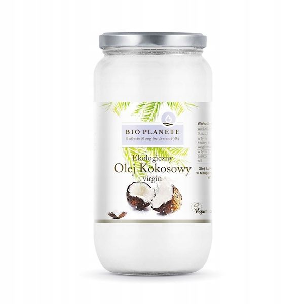 OLEJ KOKOSOWY VIRGIN BIO 950 ml - BIO PLANETE zdjęcie 3