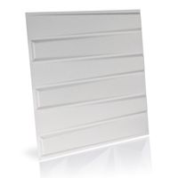 Panel ścienny dekoracjny na ścianę 3D z włókniny ozdobny biały BLADET