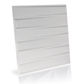 Panel ścienny dekoracjny na ścianę 3D z włókniny ozdobny biały BLADET
