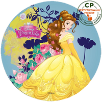 Opłatek na tort Princess Księżniczka Bella