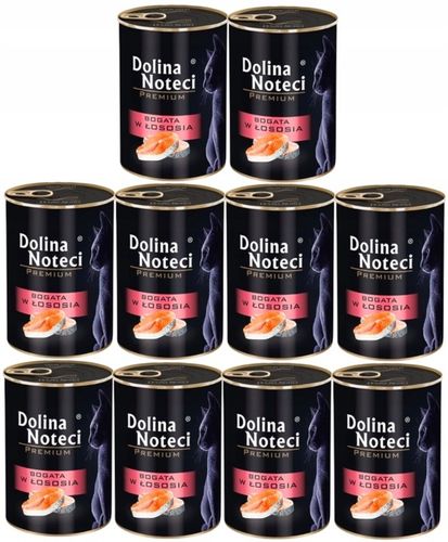 Karma dla kota DOLINA NOTECI Łosoś 24 x 400 g na Arena.pl