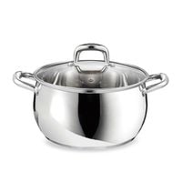 GARNEK NIERDZEWNY 22CM Z POKRYWKĄ POJEMNOŚĆ 49L DO KUCHNI INDUKCJA GAZ