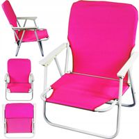 KRZESŁO SKŁADANE TURYSTYCZNE na plażę taras OGRÓD ogrodu LEŻAK wędkarskie