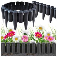 PALISADA OGRODOWA WYSOKA BORDER 2.5m OBRZEŻE OGRODOWE TRAWNIKOWE ANTRACYT