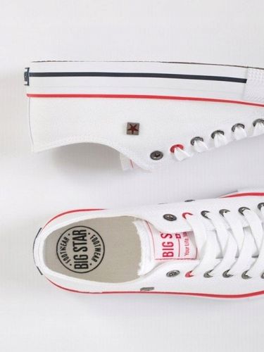 BIG STAR BIAŁE DAMSKIE TRAMPKI T274022 NISKIE 40 na Arena.pl