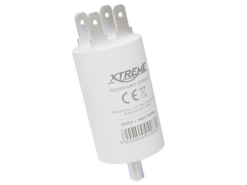 Kondensator silnikowy16uF/450VAC konektor zdjęcie 1