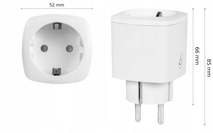 INTELIGENTNE GNIAZDKO STEROWANE WiFi ANDROID TUYA SMART HOME POMIAR zdjęcie 7