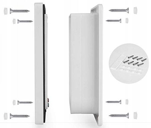 DRZWI Z KLAPĄ DLA PSA KOTA DRZWICZKI WAHADŁOWE KLAPA 4 SPOSOBY XL BIAŁE na Arena.pl