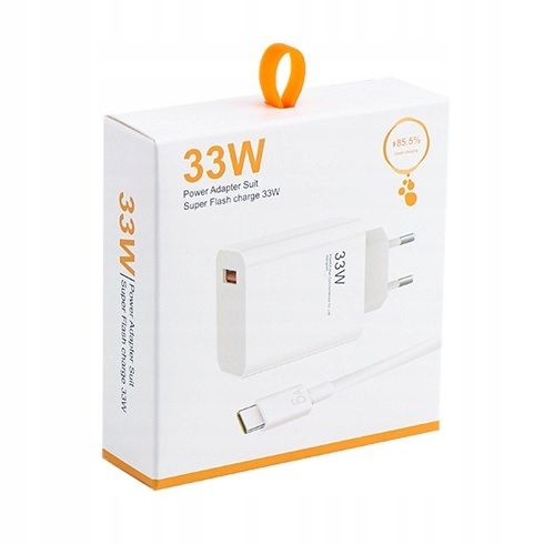 SZYBKA ŁADOWARKA DO XIAOMI REDMI NOTE 33W 3A + 1M KABEL USB TYP C 6A zdjęcie 6