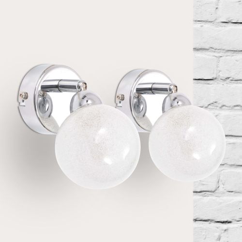 Lampy ścienne, 2 szt, G9, chromowane na Arena.pl