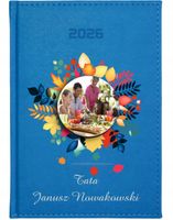 KALENDARZ A5 2026 TYGODNIOWY terminarz nadruk PREZENT Z TWOIM ZDJĘCIEM