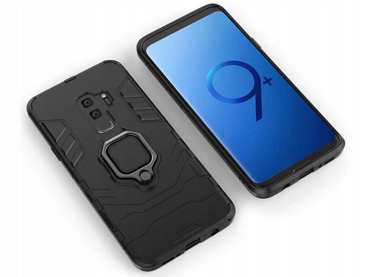 Spacecase X-Ring Galaxy S9+ Czarny zdjęcie 4