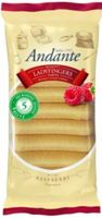 ANDANTE Biszkopty Mini 220g Typu Ladyfingers Malinowy