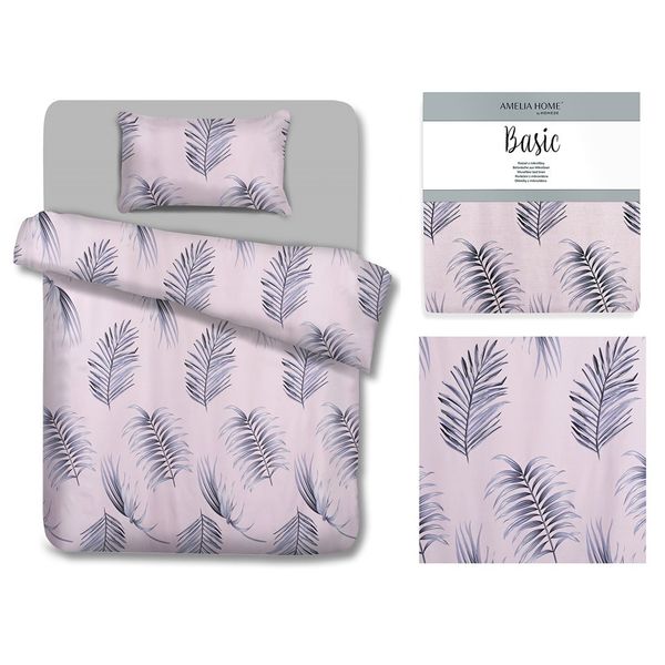 Pościel AmeliaHome BASIC PINKPALMS 135X200+80X801 zdjęcie 1