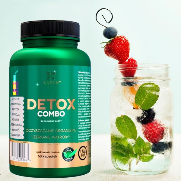 Lanco Nutritions Detox Combo 60 kapsułek wspomaga wątrobę zdjęcie 4