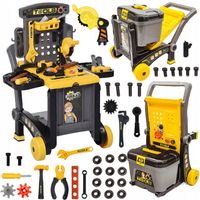 Walizka z narzędziami warsztat 3w1 wózek zestaw majsterkowicza stolik