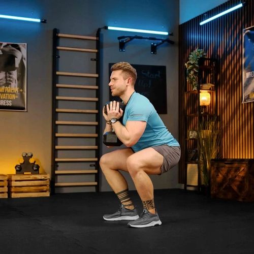 HANTLA HEX HANTEL ŻELIWNY DO ĆWICZEŃ GUMOWANY ŻELIWNY 10KG TREX SPORT na Arena.pl