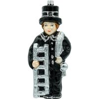 Bombka choinkowa: Kominiarz z drabiną