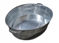 Miska wanna owalna 27l metalowa ocynkowana