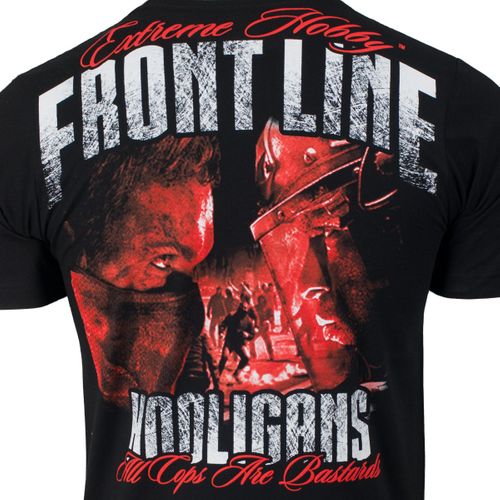 T-shirt "FRONTLINE" czerwony CZARNY L na Arena.pl
