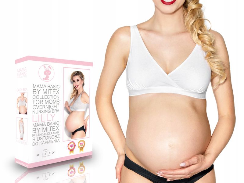 BIUSTONOSZ DO KARMIENIA MITEX LILLY, BIAŁY, M zdjęcie 1