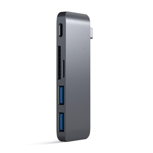 Hub USB Satechi Passthrough Hub (USB-C, 2x USB-A, micro/SD) (space gray) na Arena.pl