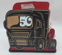 karafka + kieliszki tir 50 urodziny