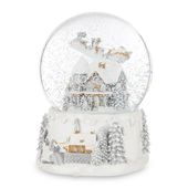 Szklana kula dekoracyjna z pozytywką 17x12x12 159960