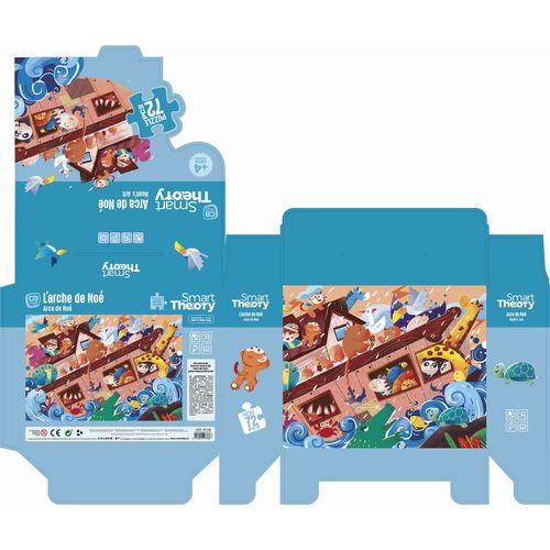 układanka puzzle Colorbaby Noah's Ark 72 Części 90 x 60 cm (6 Sztuk) na Arena.pl