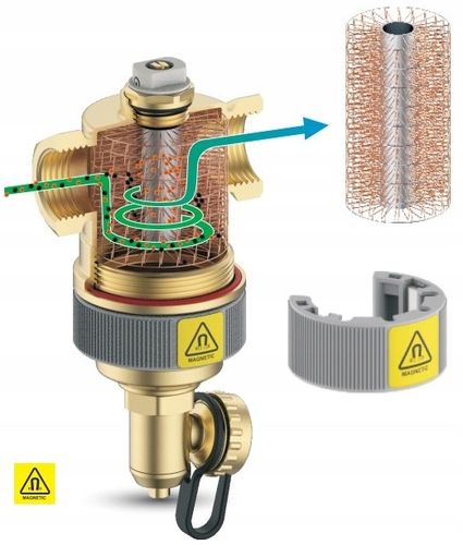 Magnetyczny separator zanieczyszczeń IBO IBF10 1" na Arena.pl