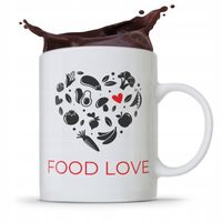 Kubek Prezent Dla Kucharza Kucharki Food Love Z Nadrukiem Ze Zdjęciem