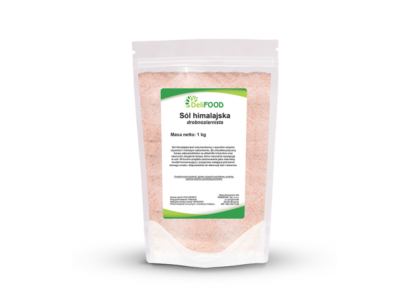 Sól Himalajska Drobna 1000g zdjęcie 1