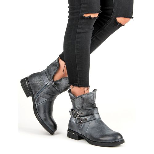 Niebieskie Botki Workery r.39 na Arena.pl