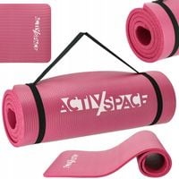 GRUBA MATA 1,5CM GIMNASTYCZNA DO ĆWICZEŃ JOGI DUŻA ANTYPOŚLIZGOWA